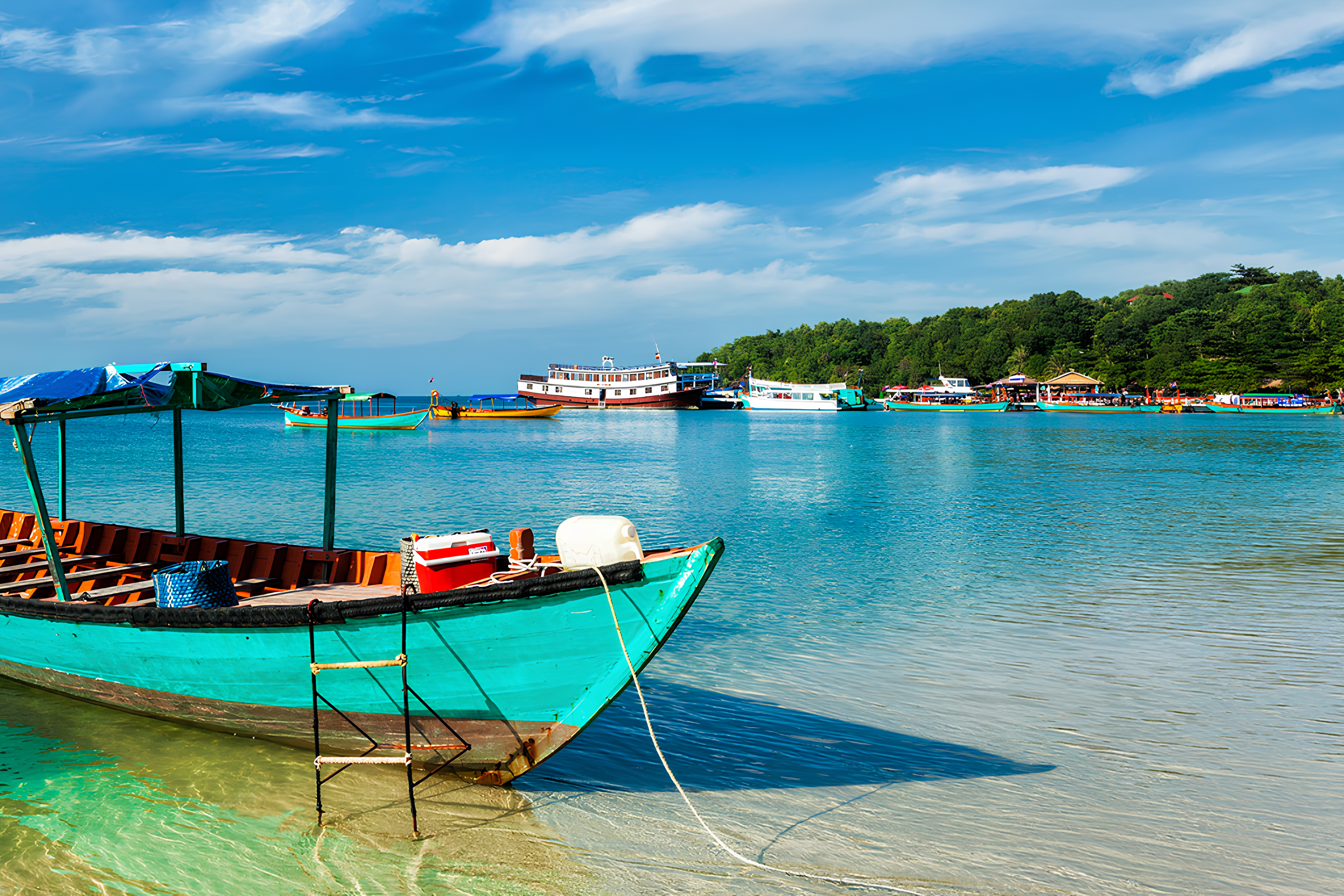 Cambodia coastline and natural beauty